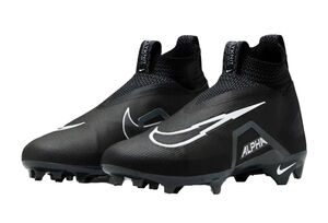 Size 8.5 Nike Alpha Menace Elite 3 Black Football Cleats CT6648-010 Men's